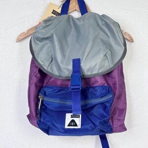 Poler Stuff Field Pack Backpack Purple Blue Ripstop 13100001-RPR-OS NWT 14L